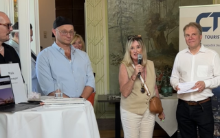 Graue und Corps-Touristique-Präsidentin Hanna Kleber. (Carolin Benda/Kleber Group)